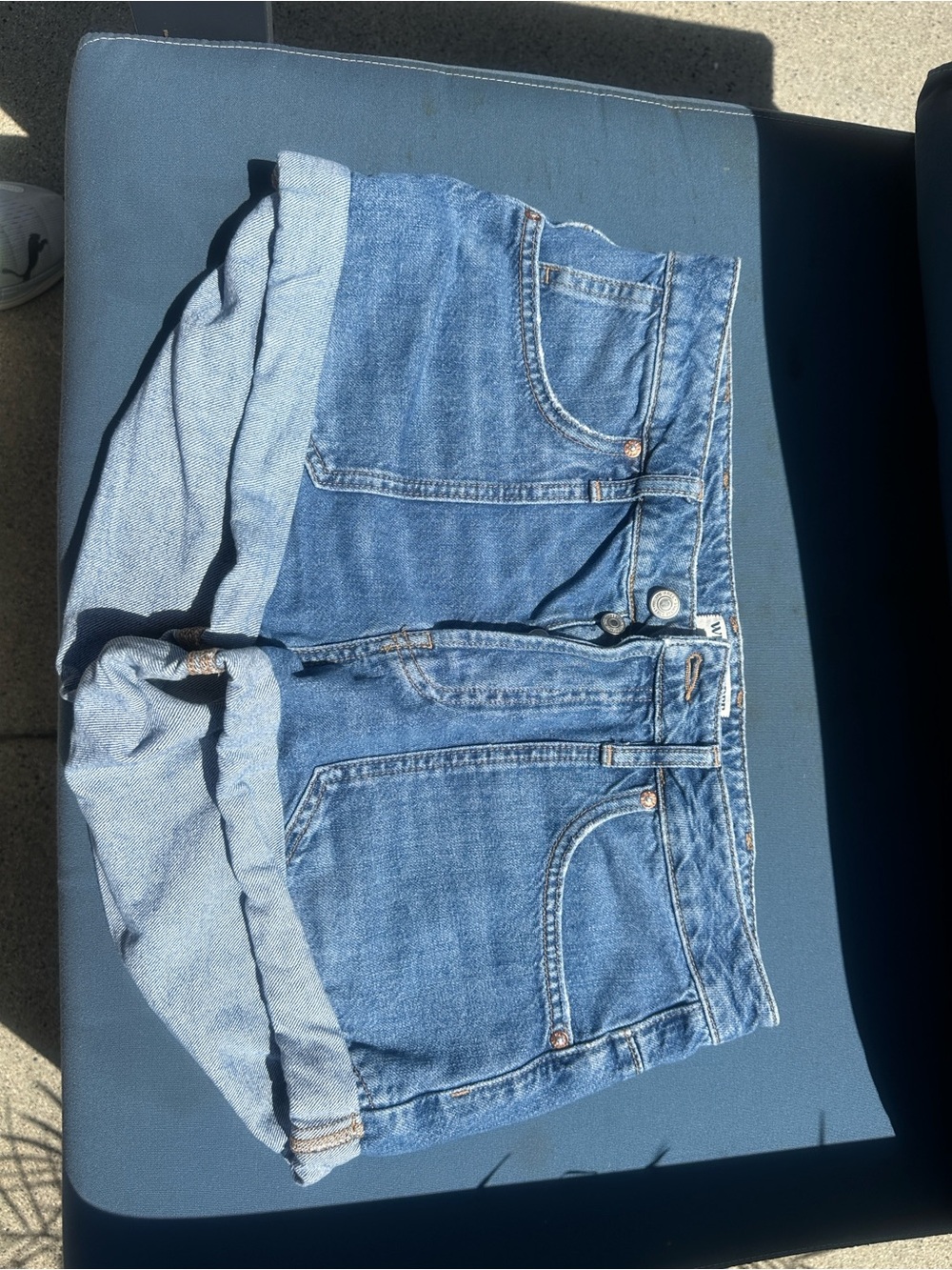 Free People Beginner’s Luck Slouch Jean Shorts